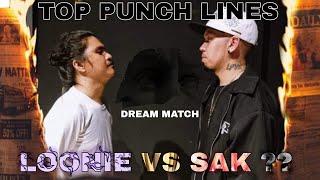 Sak Maestro amp Loonie TOP PUNCH LINES fliptopbattles [upl. by Peirsen669]