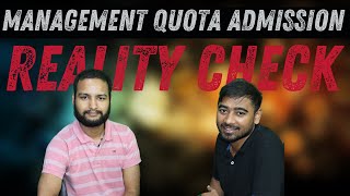 Management Quota Admission Process  Management Quota Student Review  Management Quota College [upl. by Erodaeht]