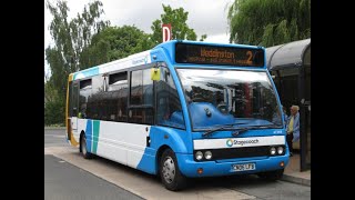 Loan Stagecoach Midlands Optare Solo 47349 CN06LFB in Nuneaton on Route 2 [upl. by Ailad967]