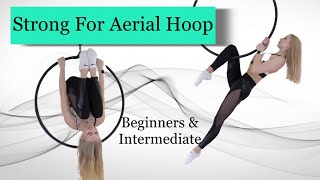 20 Exercises on Aerial Hoop for Beginners amp Int  Strong For Aerial Hoop [upl. by Ellehcam312]