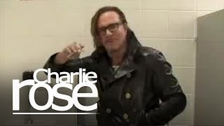 Charlie Rose Greenroom  Mickey Rourke  Charlie Rose [upl. by Lilli]