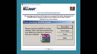 12DAMDO  Your Free Trial of WinRar has Expired [upl. by Kala]