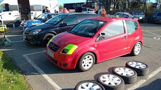 Citroen c2 track day tesside autodrome [upl. by Wershba]