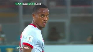 André Carrillo vs Uruguay Home World Cup Qualifiers HD [upl. by Llehsar]