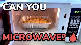 Can You Microwave Aluminium Trays Will They Spark [upl. by Adnawot]