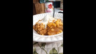 4 Ingredient Caramel Apple Dump Cake Recipe [upl. by Adiaz45]