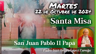 ✅ MISA DE HOY martes 22 de Octubre 2024  Padre Arturo Cornejo [upl. by Leid394]