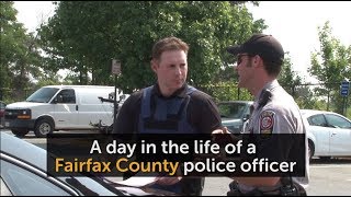 A day in the life of a Fairfax County police officer [upl. by Nolrah489]