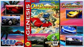 OutRunners 15 Car Select SEGA GENMD  OST [upl. by Eentruoc768]