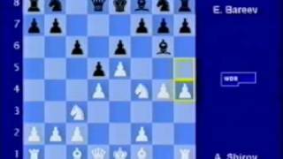 Schach WM 2000 Shirov  Bareev 12 [upl. by Stoll]