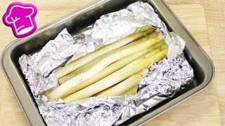 Spargel im Backofen garen  Grundlagen Technik  Super einfache Methode  Schöne Spargelzeit [upl. by Ennylcaj]