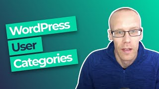 How to add categories to WordPress users [upl. by Ilana]