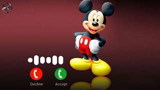 Mickey mouse message ringtone  new Micky mouse cute SMS Tune [upl. by Neyrb]