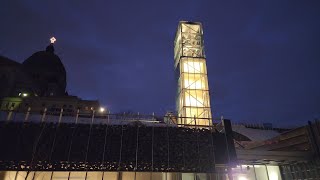 🔔 New Carillon building  restored bells at Saint Josephs Oratory in Montreal Canada ⛪ [upl. by Emarej816]