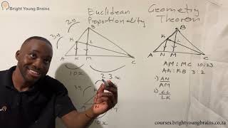 Euclidean Geometry Common Proportionality grade 12 maths exam question [upl. by Htezil744]