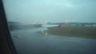 Wizzair Airbus A320 Landing in Lübeck Airport LBC [upl. by Airdnola]