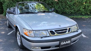 1999 SAAB 93 Convertible What Makes The 93 A Great Car Tour and Review [upl. by Ron908]