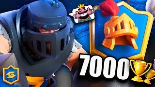 EL MEJOR MAZO DE MEGACABALLERO PARA DOMINAR EN LADDER  7000 COPAS EN CLASH ROYALE [upl. by Blaze]