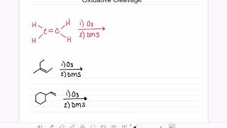 117 Oxidative cleavage ozonolysis of an alkene [upl. by Eveiveneg380]