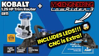 Unboxing Kobalt 125HP Trim Router for LowRider 3 CNC amp Woodworkers   5207238 [upl. by Dhaf]