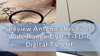 Review Antenna Receiver Wide Range DVBTFDO Digital TV VHF UHF Aerial Signal Amplifier Satellite [upl. by Gensler]