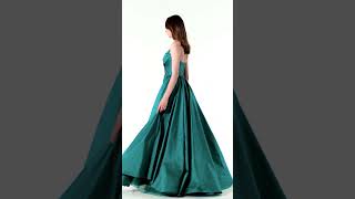 Summer Taffeta Ball Gown Emerald Dress by Tarik Ediz 52126 as sold gorgeousdresses [upl. by Nitniuq]