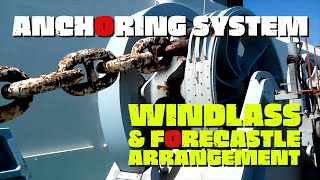 WINDLASS  ANCHORING SYSTEM  MARITIME ENGLISH [upl. by Beffrey]