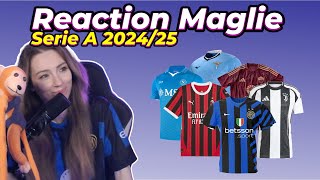 Maglie Serie A 20242025  Reaction alle Divise della Nuova Stagione [upl. by Gasperoni]