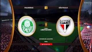 FIFA 22  SE PALMEIRAS x SÃO PAULO FC  FINAL COPA CONMEBOL LIBERTADORES DA AMÉRICA  CHOQUEREI [upl. by Ettenwad]