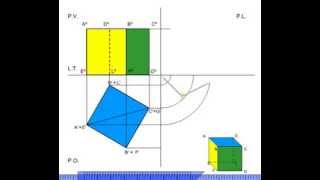 proiezioni ortogonali di un cubo [upl. by O'Malley]