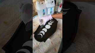 How to Resin Pour a Moon Tray 🌙 [upl. by Ramedlab]