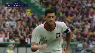 POL  CZE NATIONAL TEAMS PES 2021 GAMEPLAY [upl. by Bubb395]