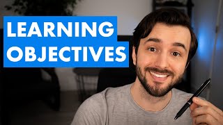 How to Write Learning Objectives with Blooms Taxonomy [upl. by Balbinder66]