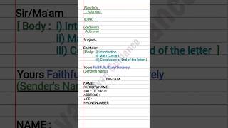 Job Application Format  CBSE Class 12 English Job Application Format  How to write Job Application [upl. by Dickens]