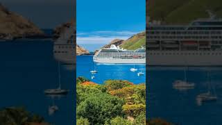 2 Cruise Ships In French Polynesia [upl. by Noslrac88]