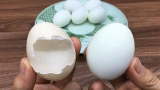 Boiling Eggs This Way Is Great The Shells Peel Off On Their Own Leaving Smooth NonSticky Eggs [upl. by Willin]