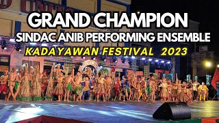 Sindac Anib Performing Ensemble  Kadayawan Festival 2023  Bislig Surigao Del Sur kadayawan2023 [upl. by Fontes]