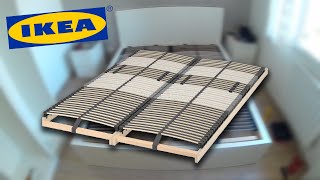 IKEA Assembling LEIRSUND  Montage Sommier [upl. by Adnarram]