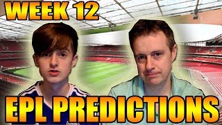 Premier League Week 12 Score and Results Predictions 201718 [upl. by Aalst]