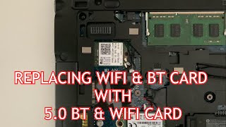 Replacing WiFi amp BT Card on HP 840 G1 amp G2 [upl. by Elvin]