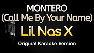 MONTERO Call Me By Your Name  Lil Nas X Karaoke Songs With Lyrics  Original Key [upl. by Acquah]