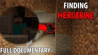 Finding Herobrine in Minecraft Full Documentary  5 SIGHTINGS [upl. by Ehcsrop296]