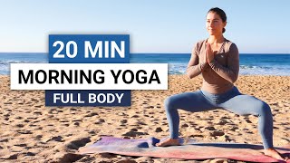 20 Min Morning Yoga Flow  Full Body Yoga For All Levels [upl. by Otrebide542]