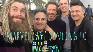 Marvel cast dancing to rasputin [upl. by Honig722]