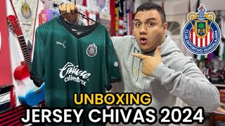 TE MUESTRO el NUEVO JERSEY de CHIVAS 2024  UNBOXING [upl. by Annaitsirhc]