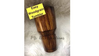 Woodgrain Tumbler [upl. by Jacquelynn]