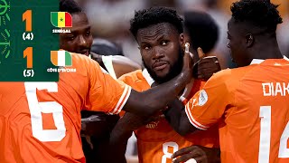 Senegal vs Cote Divoire 11 45 Penalties [upl. by Melamie22]