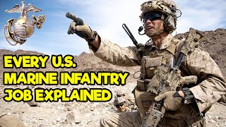 Every US Marine Corps Infantry Job Explained in 16 Minutes or Less [upl. by Rehpotsrik]