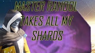 Wasting All My Shards on Master Rahools Engrams  DESTINY 2 [upl. by Anauqcaj]