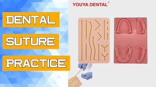 Dental Suture Practice Kit Medicine Oral Model Suture Pad Medical Skin Suture Surgical Training Kit [upl. by Aon]